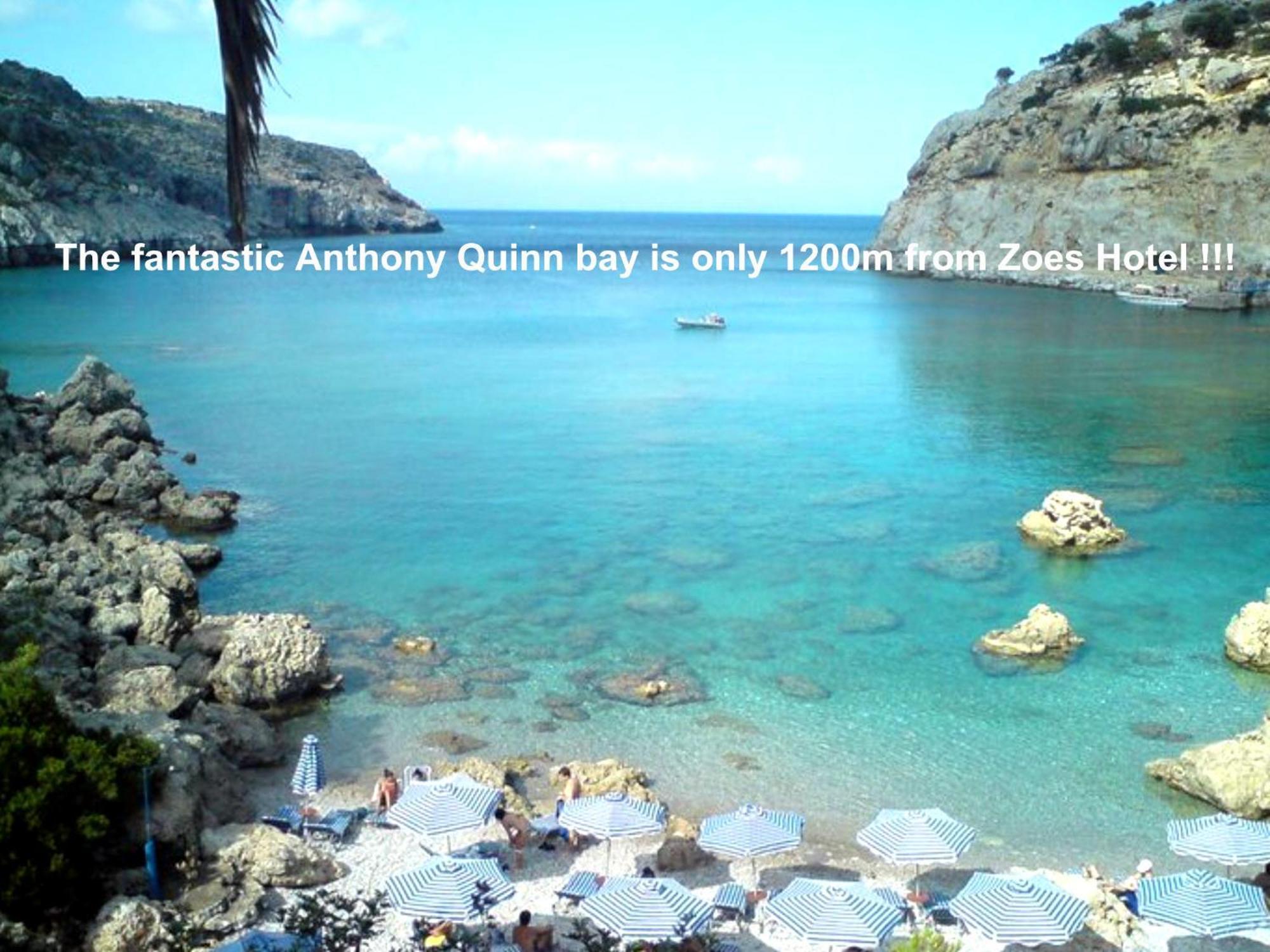 Zoes Hotel & Suites Faliraki Esterno foto